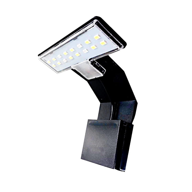 Lampa led do małego nano akwarium 12 - 40cm 5w czarna